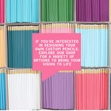 Set of 9 Personalized Pastel Pencils set