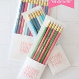 Set of 9 Personalized Pastel Pencils set