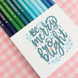 Foil Stamped Holiday Pencils: Personalized Christmas Stocking Stuffer