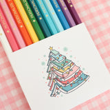 Teacher Holiday Pencils Set – Custom Foil Stamped | Personalized Stocking Stuffer | Cute Christmas Gift | Educator Gift