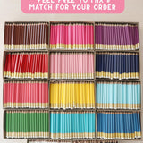 Personalized Gold Foil Golf Pencils: Custom Stamped Party Favors